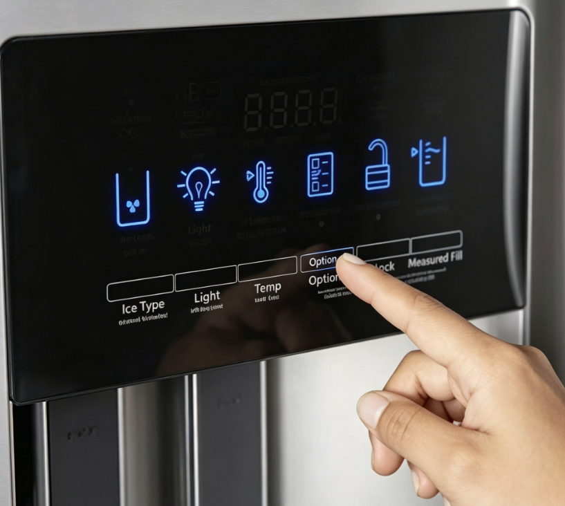 Refrigerator Display, Control Panel & Error Code Diagnosis