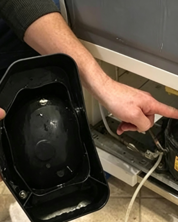 Refrigerator Drain Pan & Defrost Water Collection Repair