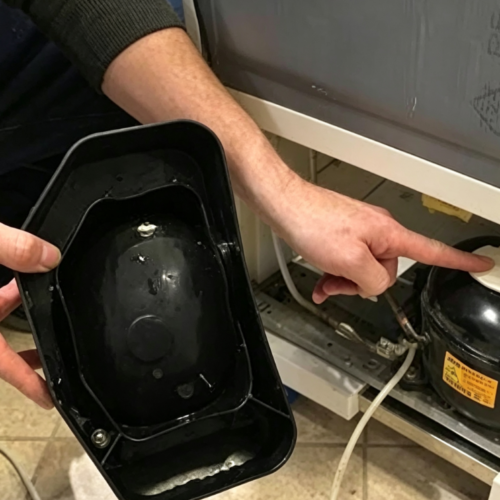 Refrigerator Drain Pan & Defrost Water Collection Repair