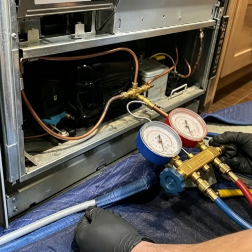 Refrigerator Compressor & Cooling System Diagnostic Service
