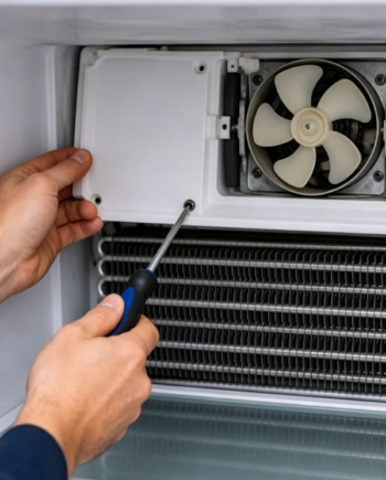 Refrigerator Evaporator Fan Inspection & Repair